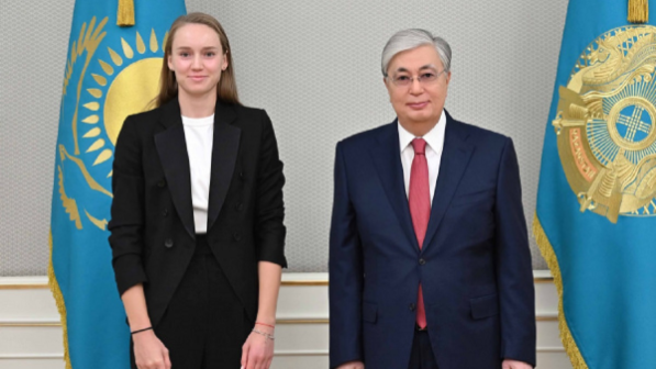 Касым-Жомарт Токаев поздравил Елену Рыбакину с победой на Australian Open