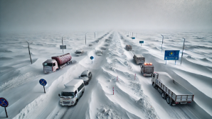 Из-за ухудшения погоды ограничено движение на трассах области Абай