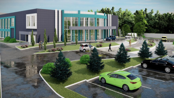 В Алматы строится инклюзивный спортивный центр