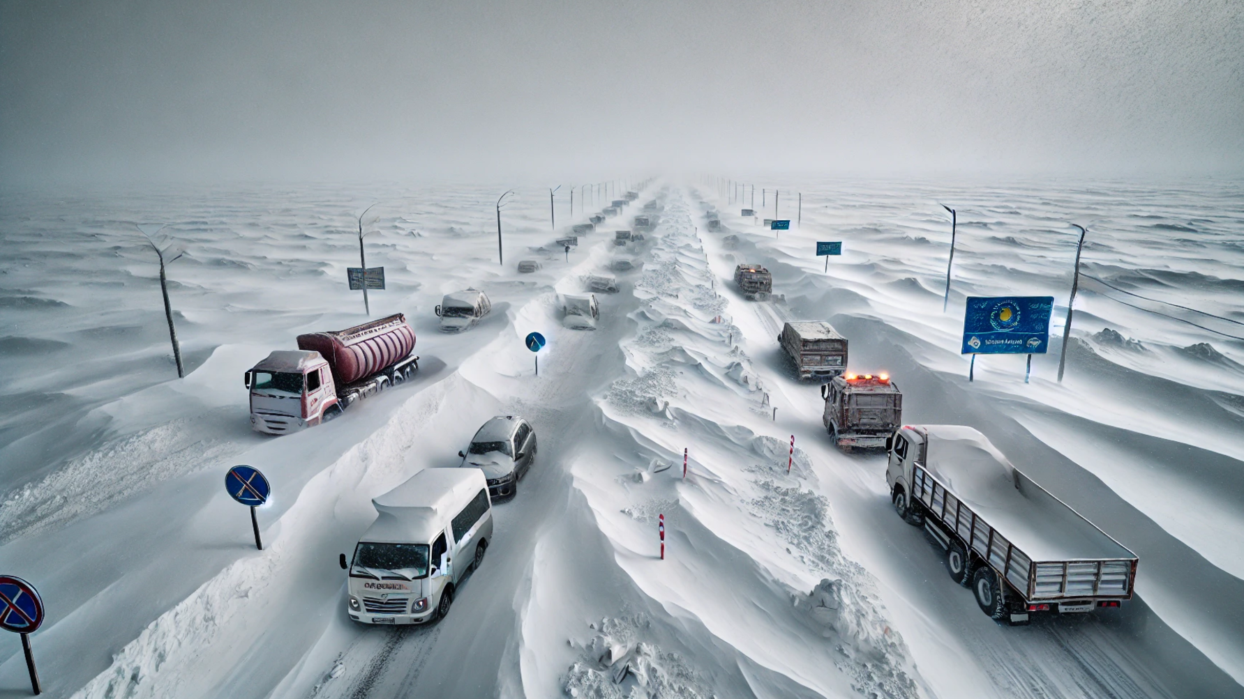 На трассе Алматы – Усть-Каменогорск временно ограничено движение