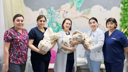 В Туркестанской области родилась тройня