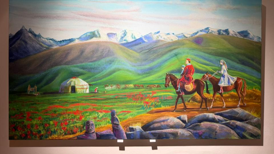 Казахская культурная тематика представлена на выставке в Праге