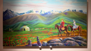 Казахская культурная тематика представлена на выставке в Праге