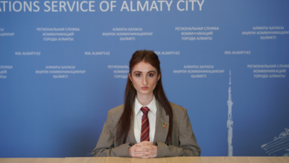 Молодая активистка из Алматы призвала молодежь поддержать Новую Конституцию на референдуме