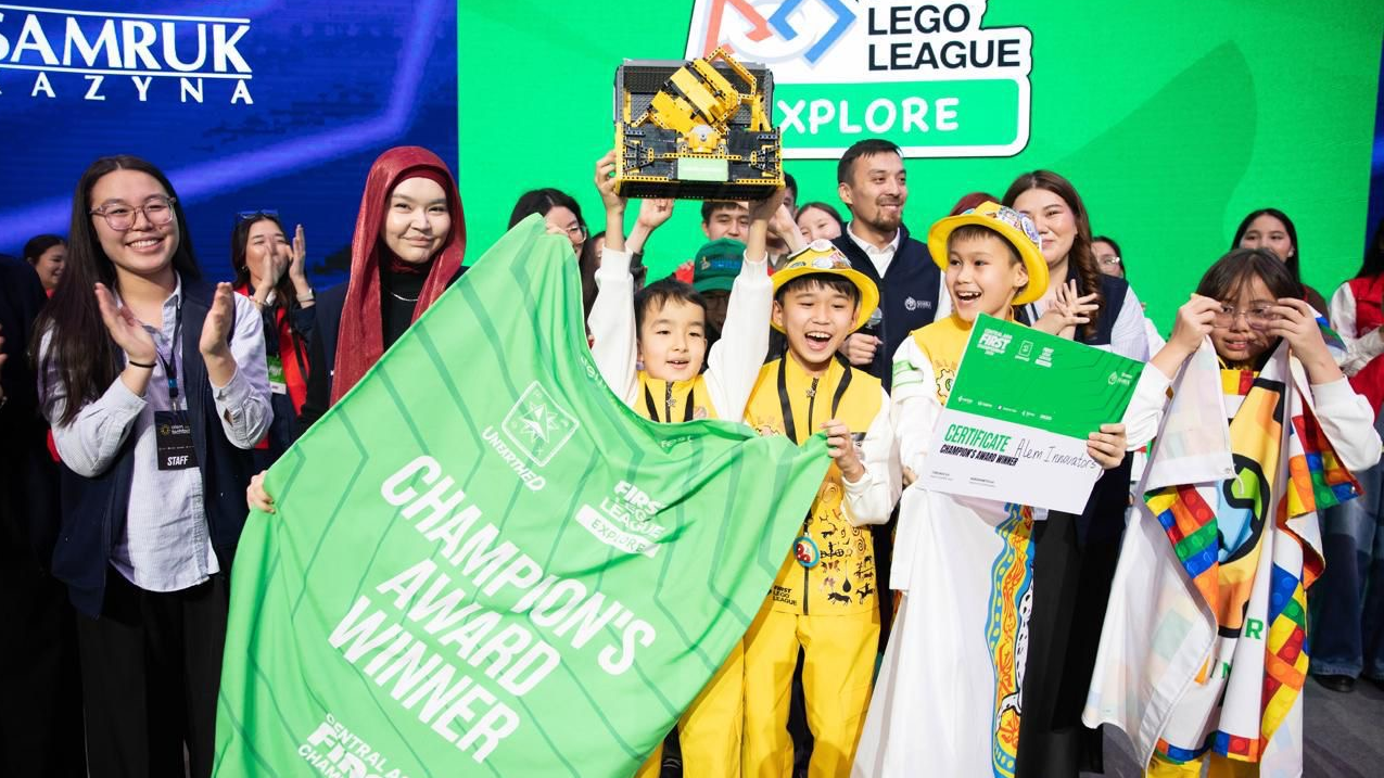 Юные инженеры Алматы триумфально выступили на Central Asia FIRST Championship 2026