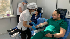 Кардиологи Казахстана приняли участие в республиканской акции «стань донором и подари надежду»