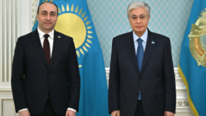 Глава государства принял министра внутренних дел Грузии Гелу Геладзе 