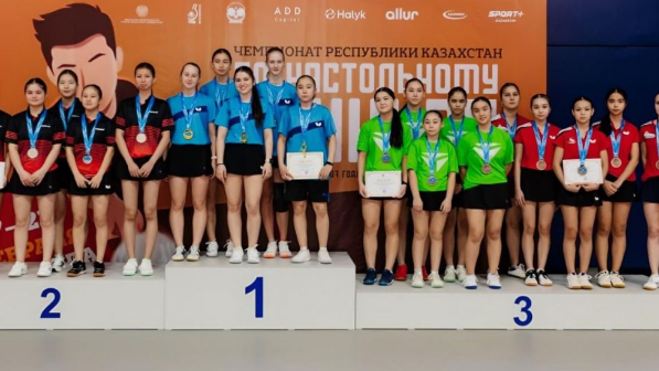 Карагандинские теннисисты завоевали медали всех достоинств на чемпионате Казахстана