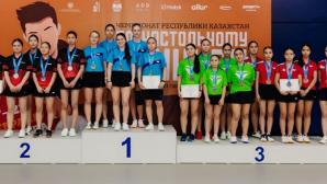 Карагандинские теннисисты завоевали медали всех достоинств на чемпионате Казахстана