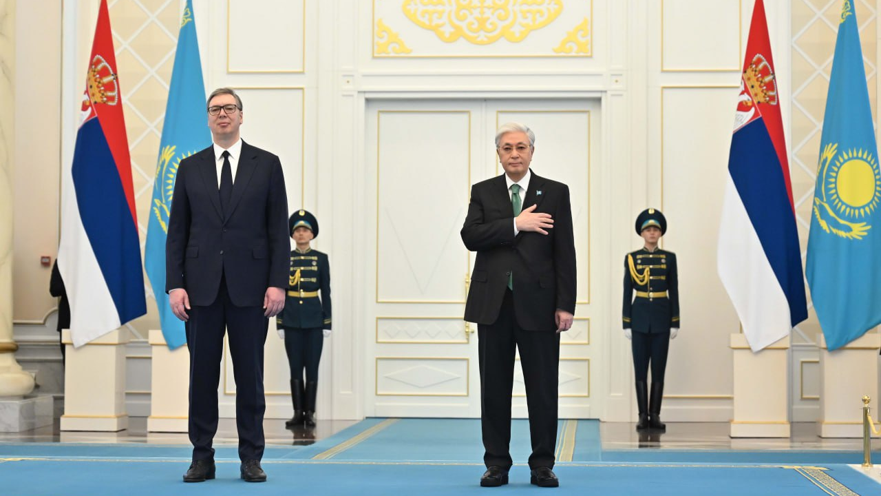 Токаев провел встречу с Президентом Сербии