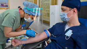 В Астане военные медики провели акцию безвозмездной сдачи крови