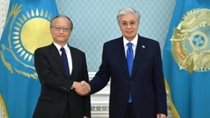 Глава государства принял президента Азиатского банка развития Масато Канду