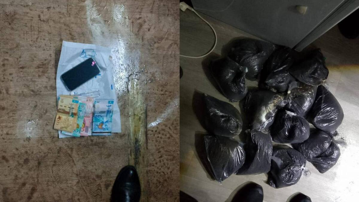 В Костанае задержан мужчина по подозрению в сбыте наркотиков 