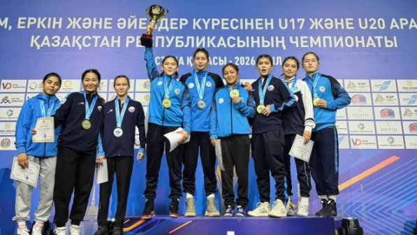 Алматинские спортсменки успешно выступили на чемпионате Казахстана по женской борьбе среди U20 и U17
