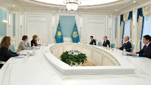 Глава государства принял президента Международного комитета Красного Креста Мирьяну Сполярич 