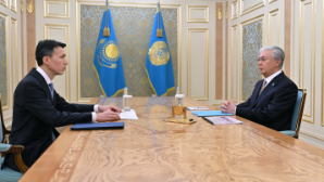 Глава государства принял председателя правления АО «НАК «Казатомпром» Меиржана Юсупова