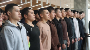 Весенний призыв: в Туркестанской области отправили первую команду новобранцев в Пограничную службу