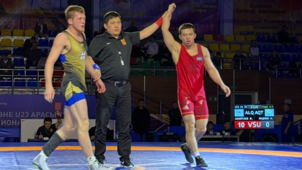 Алматинские борцы стали победителями чемпионата Казахстана U23