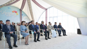 Президент посетил концерт по случаю праздника Наурыз