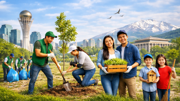 Казахстан отмечает «Тазару күні» — день чистоты, обновления и экологической ответственности