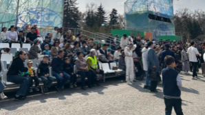 В Алматы на площади Астана проходят праздничные мероприятия, посвященные Наурызу