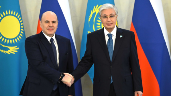 Глава государства принял Премьер-министра России Михаила Мишустина