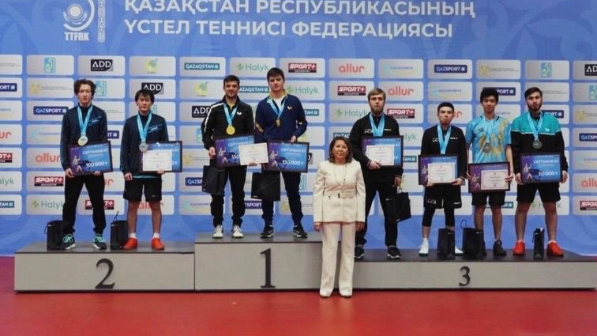 Алматинские спортсмены стали победителями чемпионата Казахстана по настольному теннису