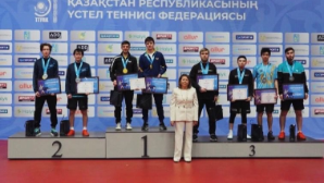 Алматинские спортсмены стали победителями чемпионата Казахстана по настольному теннису