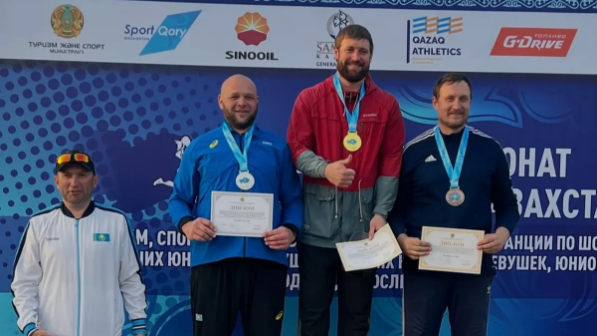 Спортсмены из Мангистау завоевали медали на ЧРК по видам метания, спортивной ходьбе и бегу  