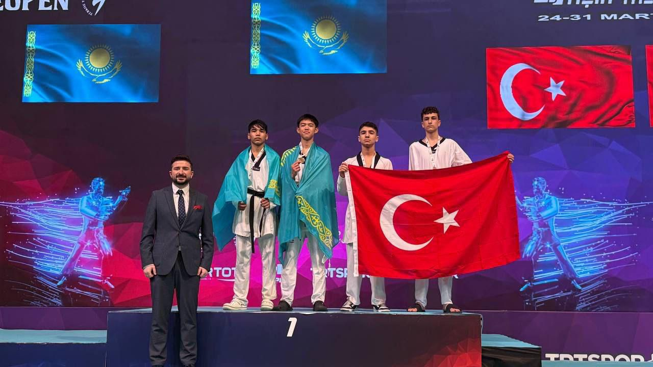Алматинские спортсмены завоевали медали международного турнира Turkish Open по таэквондо