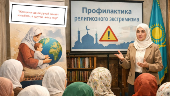 В Алматы проведена разъяснительная работа с женским джамаатом