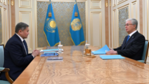 Глава государства принял министра науки и высшего образования Саясата Нурбека