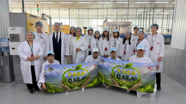 «TAZA QALA»: на предприятии Samal Water была организована познавательная экскурсия-тренинг 