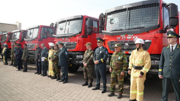 Лесным учреждениям Акмолинской области передана новая противопожарная техника