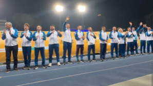 Паралимпийцы — участники зимних Игр стали почётными гостями матча в Алматы