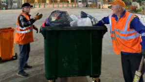 Коммунальные службы Алматы обеспечили чистоту во время матча «Кайрат» – «Астана»