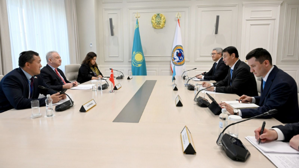 Аким Алматы Дархан Сатыбалды провел встречу с Послом Турции