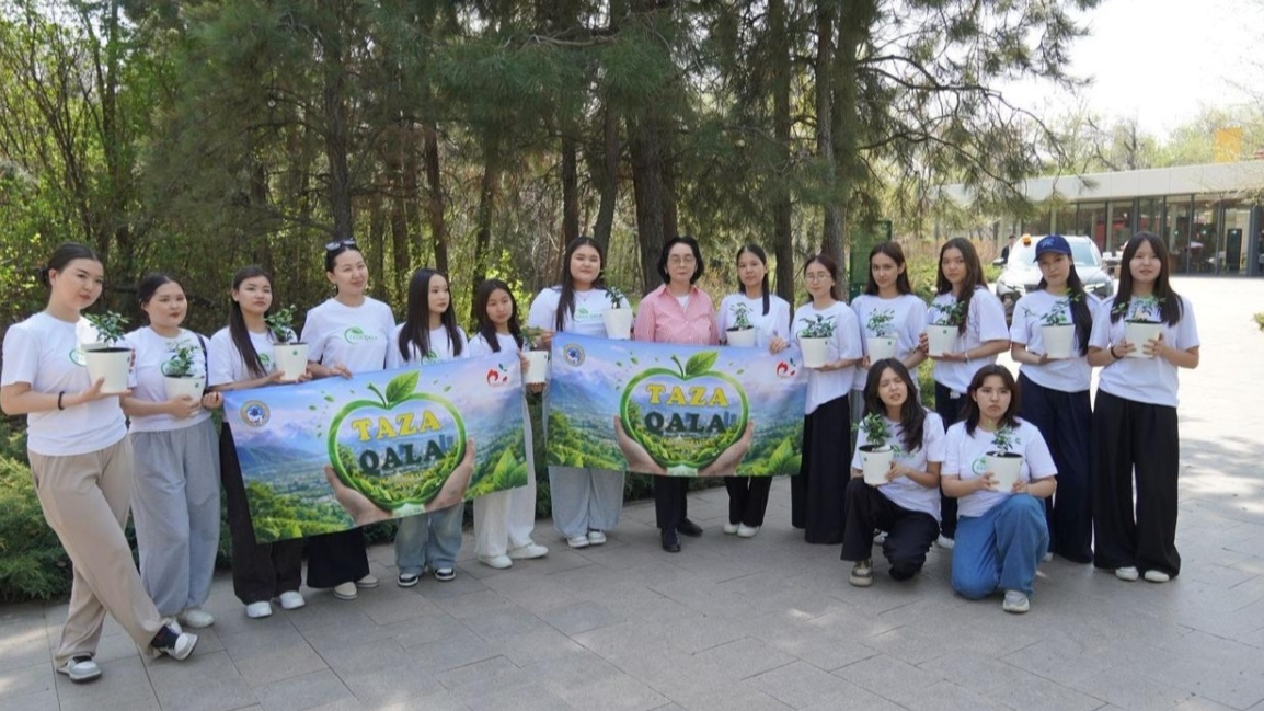 В Алматы прошел экотренинг в рамках проекта Taza Qala