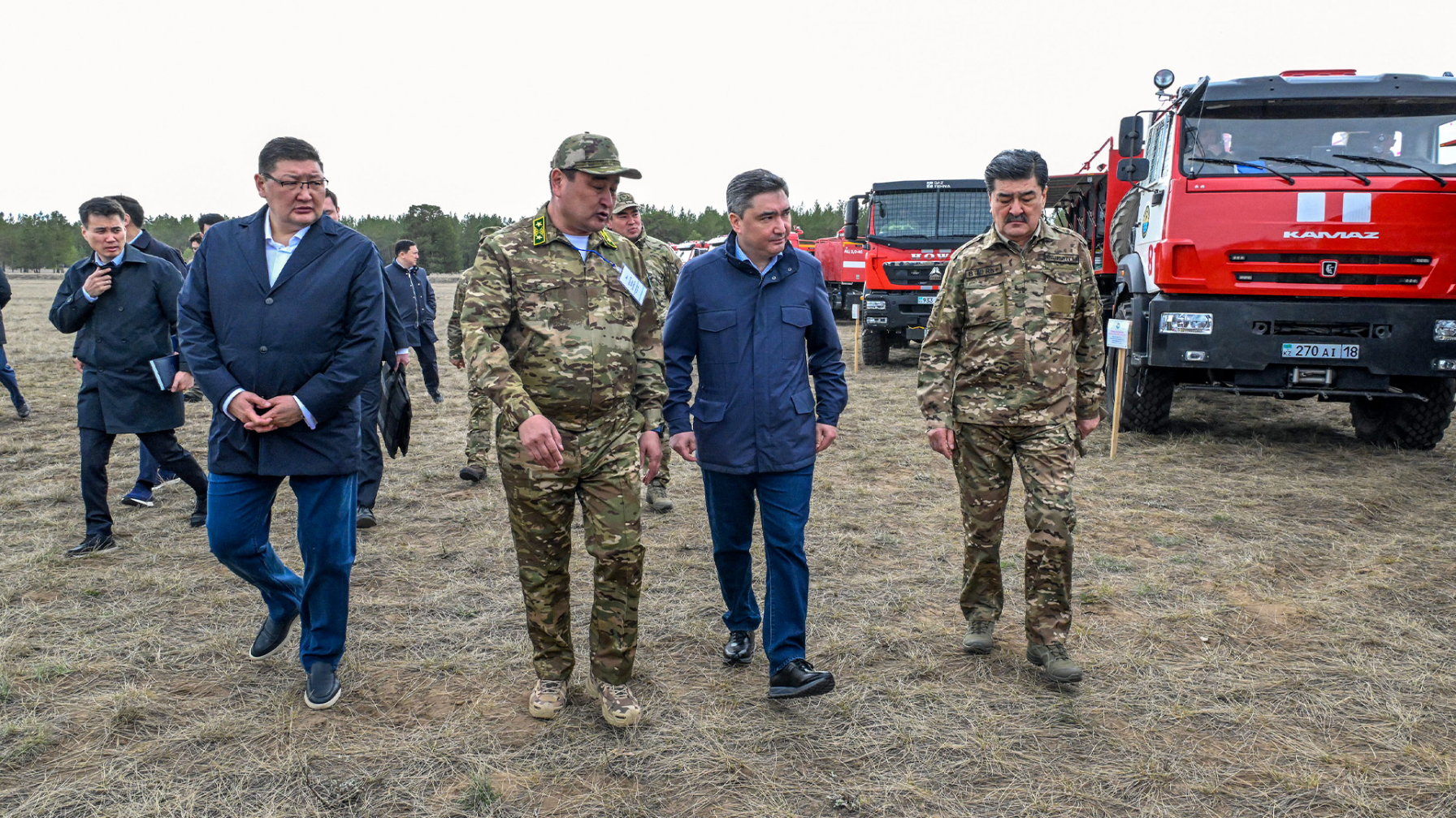 Олжас Бектенов проверил готовность системы раннего обнаружения лесных пожаров и оснащенность «Семей орманы»