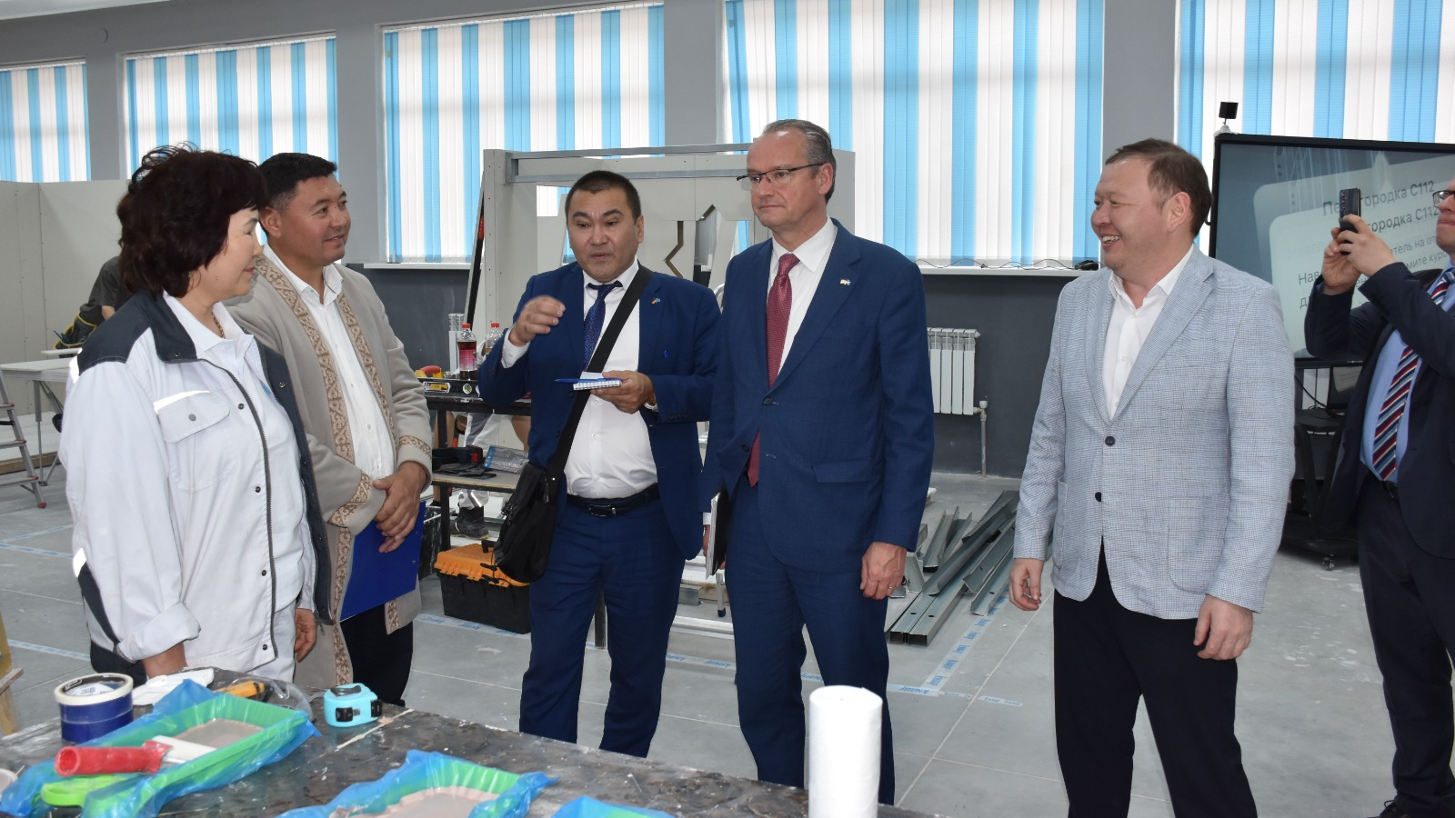 Делегация из Германии посетила  Алматинский строительно-технический колледж