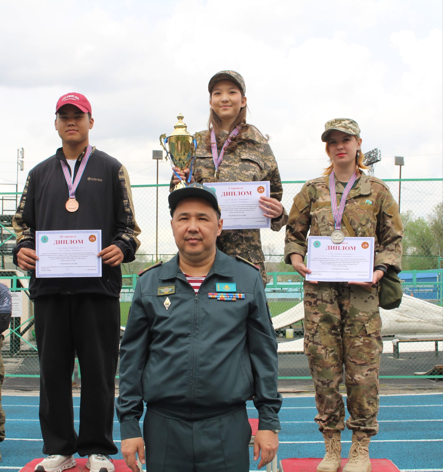 В Алматы прошел военно-патриотический сбор молодежи «Жас бүркіт-2026»