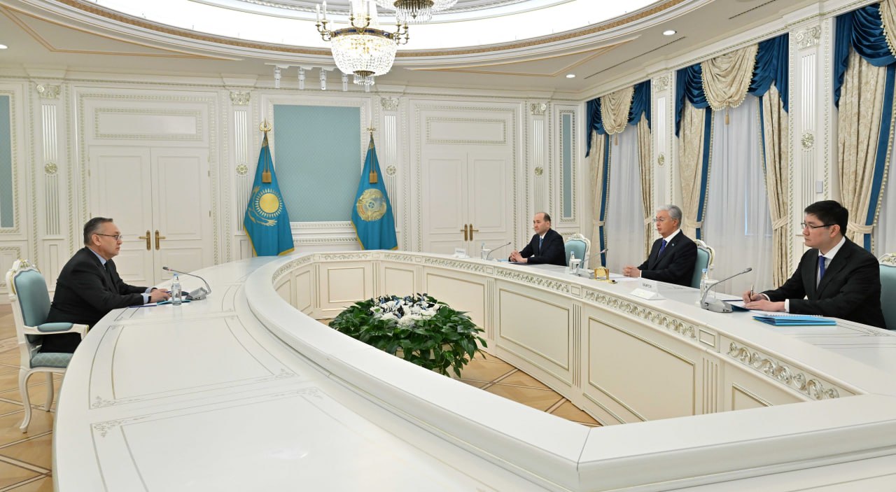 Президент принял Генерального секретаря ОДКБ Таалатбека Масадыкова