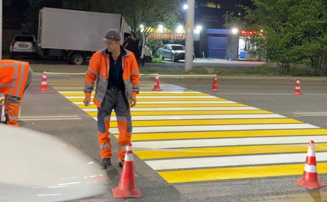 В Алматы нанесут свыше 300 тыс. квадратных метров дорожной разметки