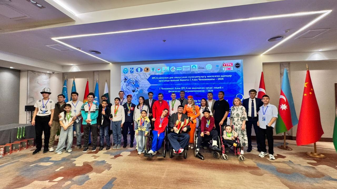 В Астане встретили призеров чемпионата Азии по пара шахматам