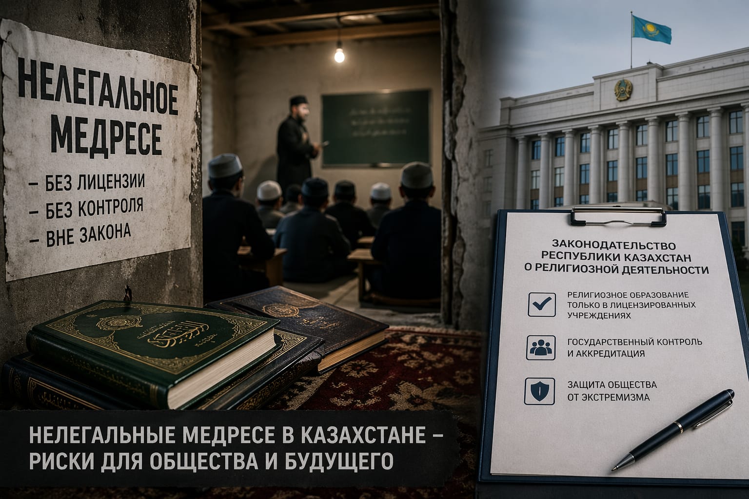 Нелегальные медресе в Казахстане: теневая сторона религиозного образования