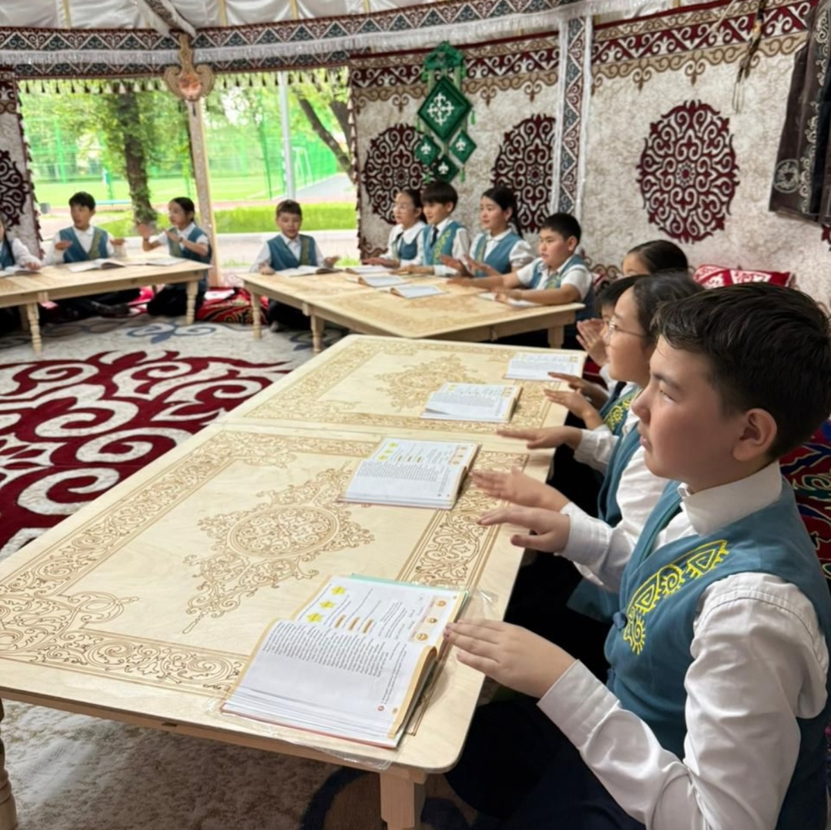 В Алматы открылся этно-кабинет «Парасат шаңырағы» на базе гимназии №138
