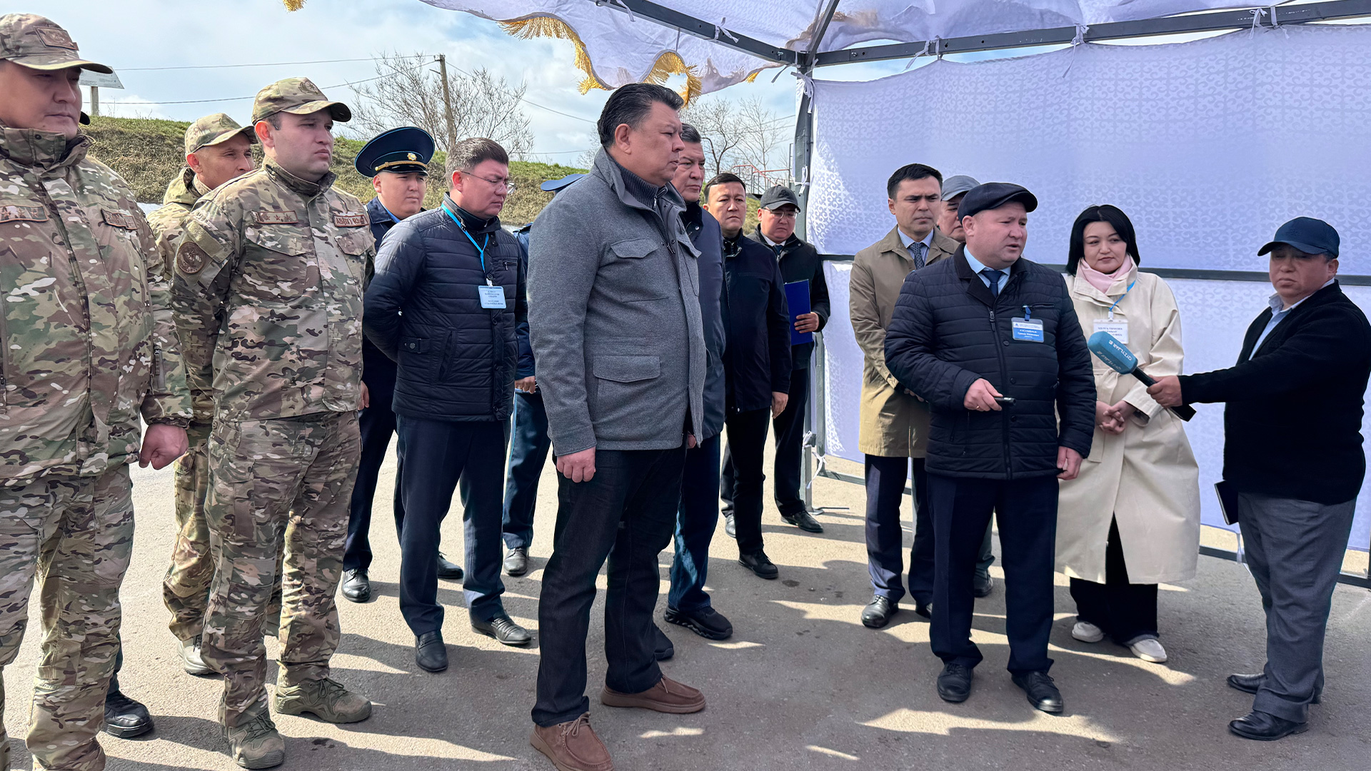 Канат Бозумбаев проверил прохождение второго пика паводка в Северо-Казахстанской области