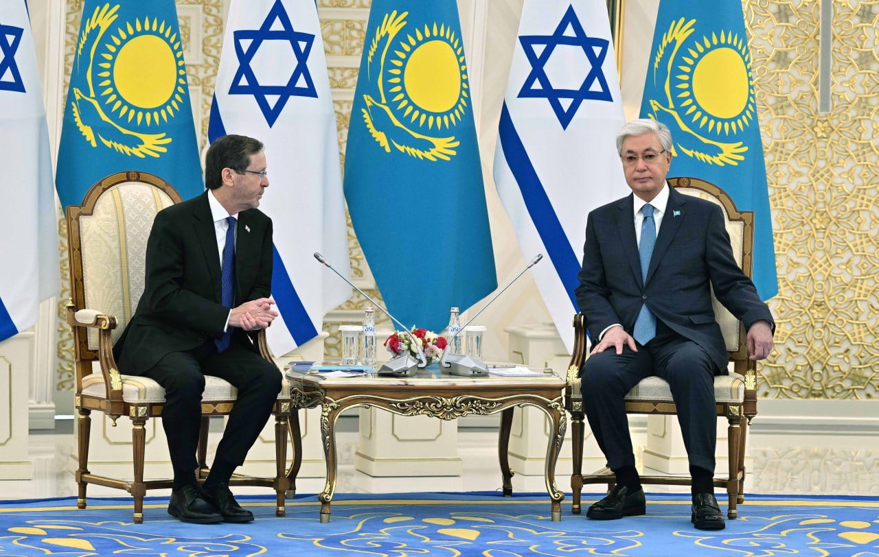 Касым-Жомарт Токаев и Президент Израиля Ицхак Герцог провели встречу в узком составе